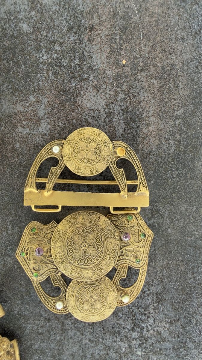 Boucles de ceinture: 3 Gürtelschnallen goldfarbig – Neuf (Voir description) à Erlinsbach par pulverschneegut 4