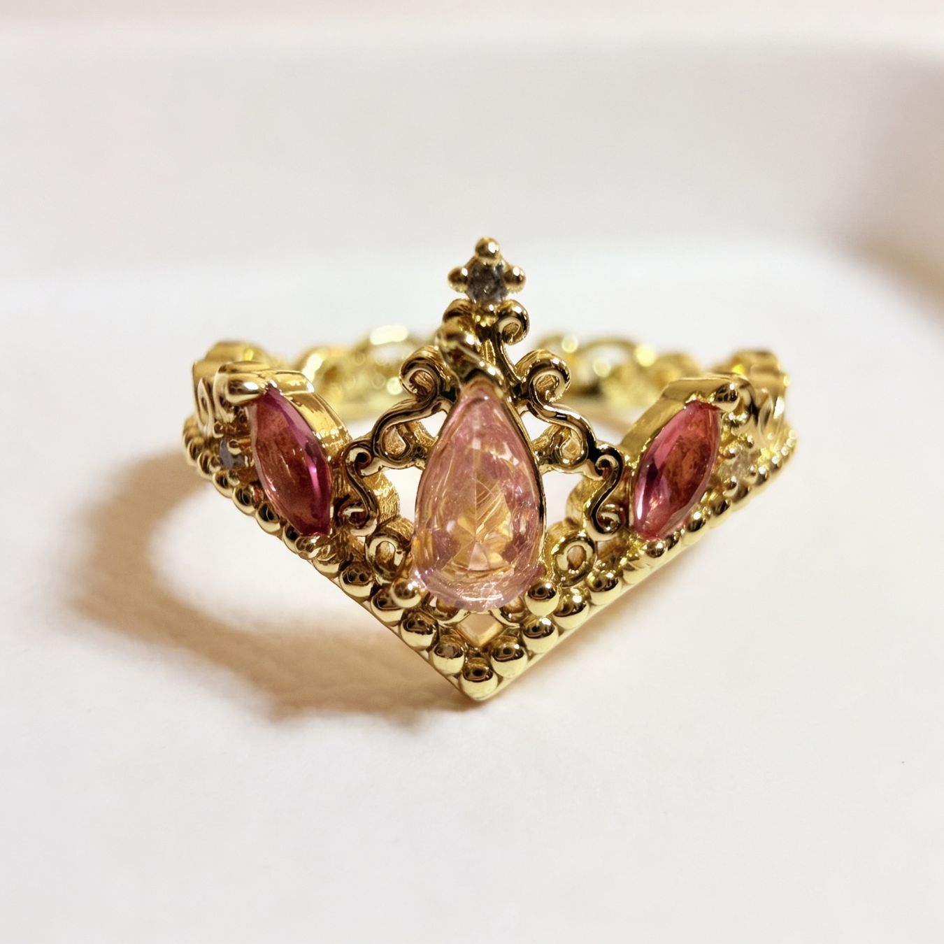 Anelli: Bague Couronne de Princesse – Nuovo e nell'imballaggio originale da St-Maurice venduto da Sandrinette123