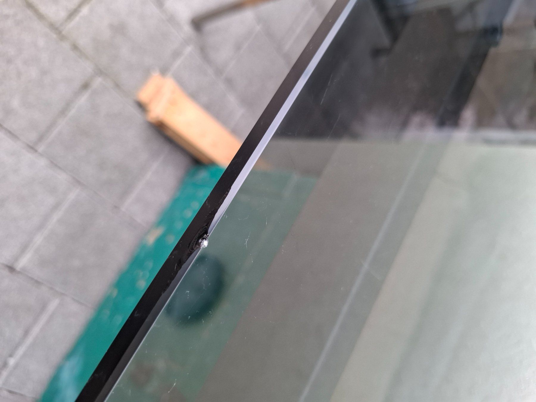 Tische: Grosser Glastisch – Gebraucht aus Therwil von Jazzio_Art 1