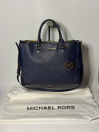 Original Michael Kors Handtasche Dunkelblau