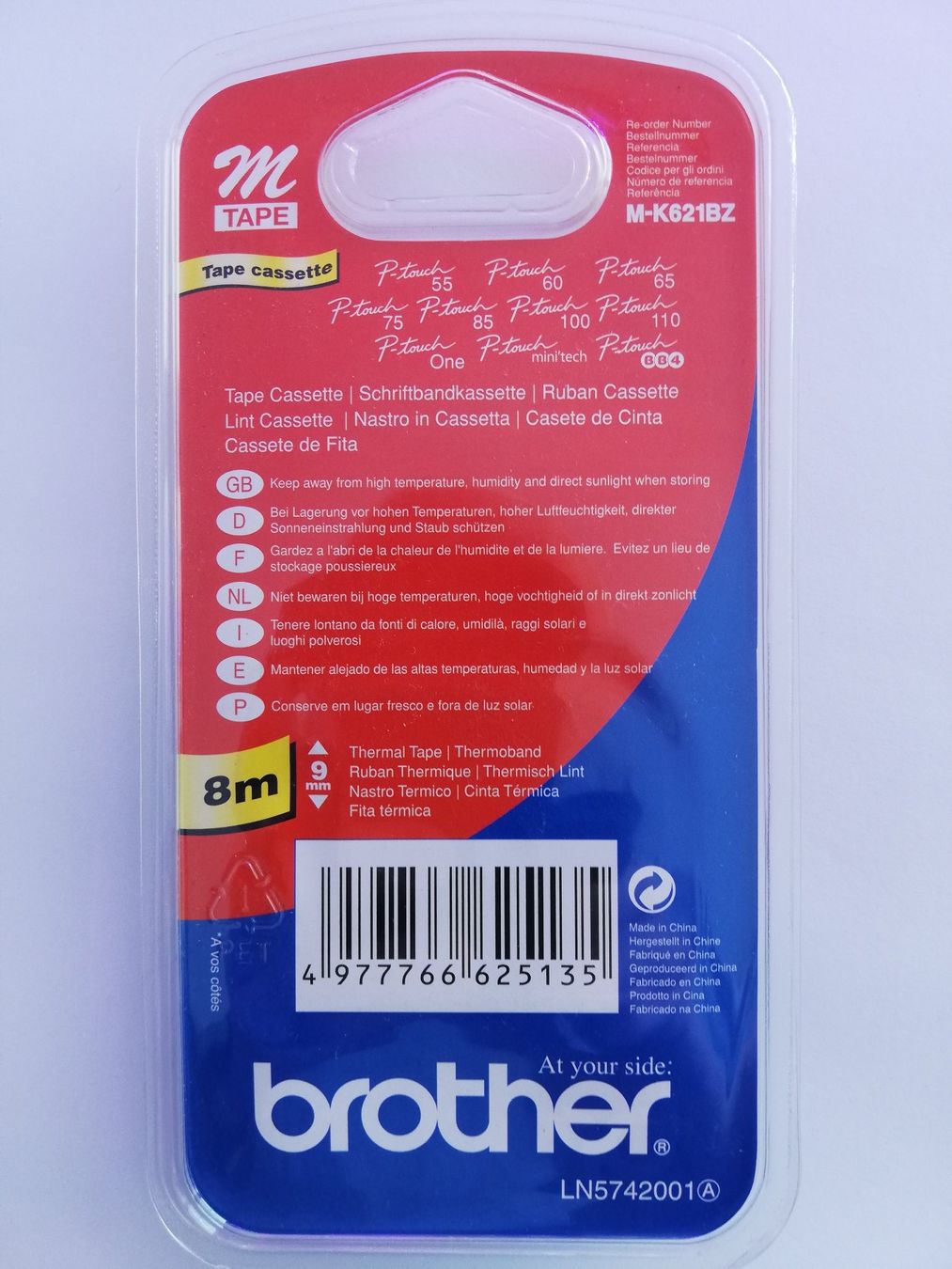 Brother Cartucce per stampanti & toner: P-Touch M-K621BZ Schwarz auf Gelb – Nuovo e nell'imballaggio originale da Aarau venduto da jesty257 1