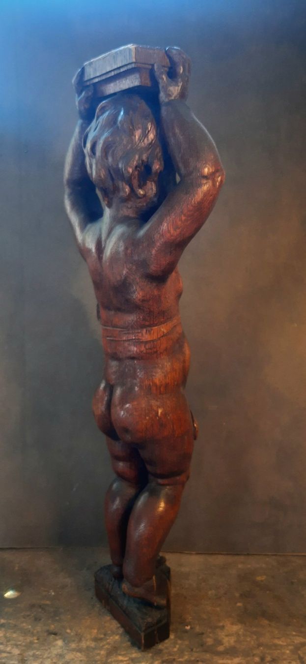 Sculture & Statue: Antike Barock Holz Skulptur – Usato da Arbon venduto da torso444 3