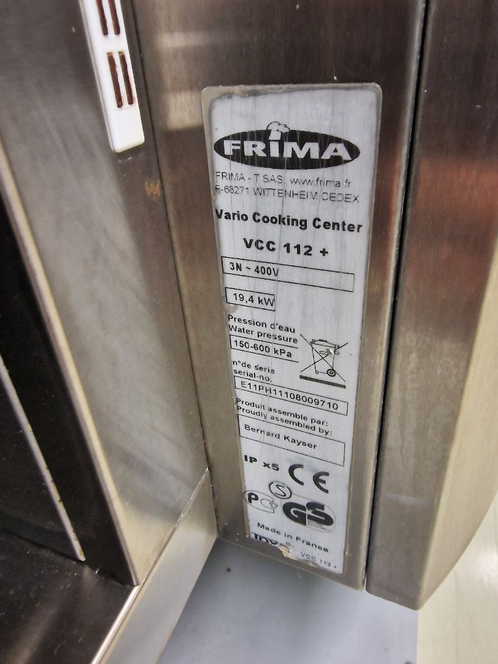 Küchengeräte: FRIMA VARIO COOKING VCC 112+ – Gebraucht aus Niederwangen BE von HasGastrobedarf 3