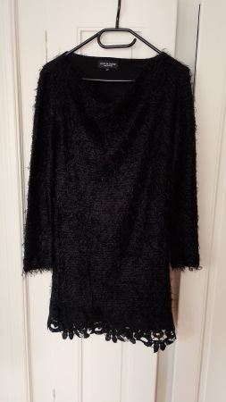 Ana Alcazar black winter dress