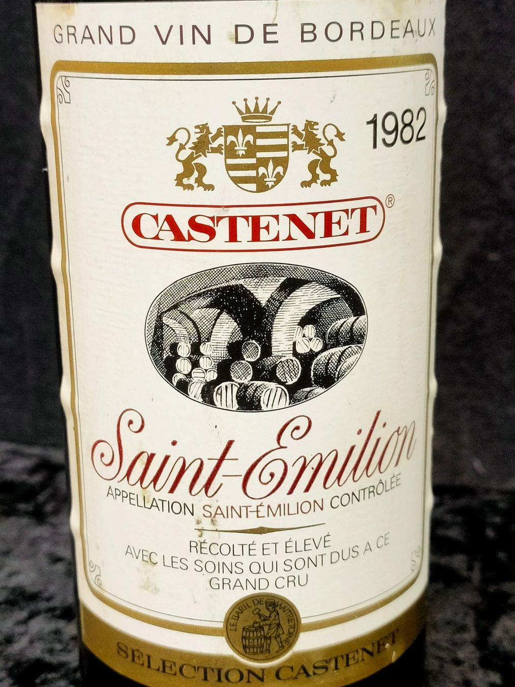 Vino: CASTENET SAINT ÉMILION 1982 – Nuovo (secondo la descrizione) da Genève venduto da Leboucheoreilles 2