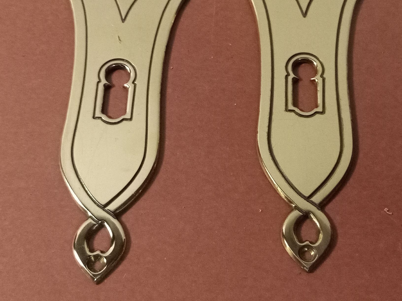 Ferramenta: Schöne Jugendstil Türschilder Messing – Usato da basel venduto da markusb07 4