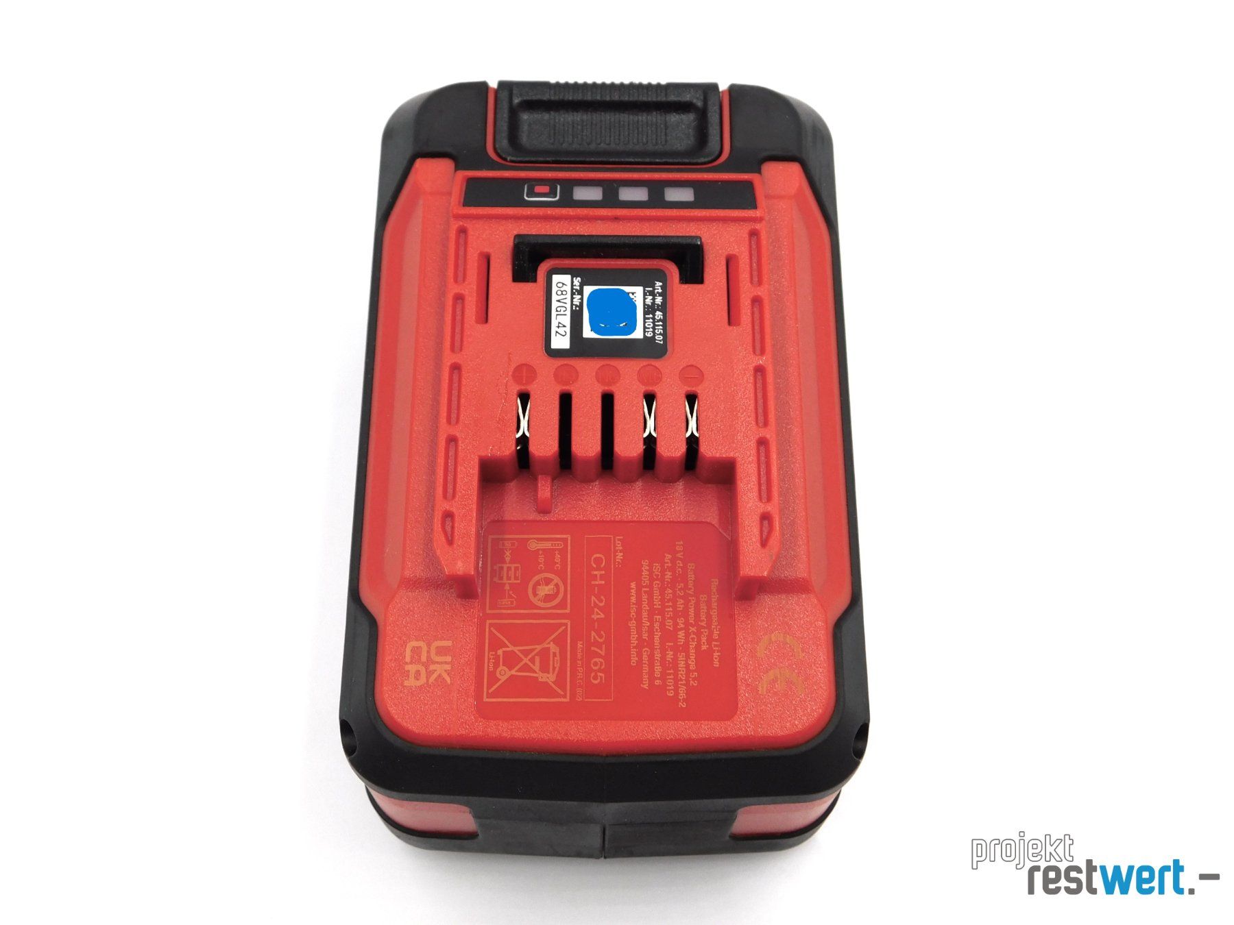 Einhell Accus & piles: Power X-Change Akku Twin-Pack von EINHELL – Neuf (Voir description) à Bülach par restwert_buelach 3