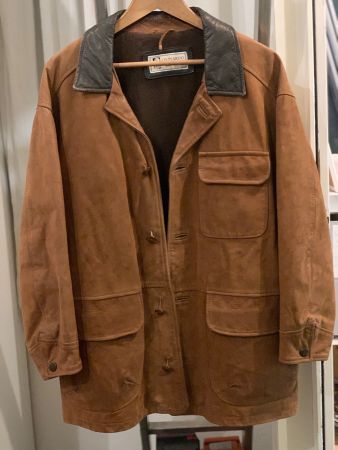 Leder-Jacke - Leonardo - Braun - Grösse 50 - echt Leder