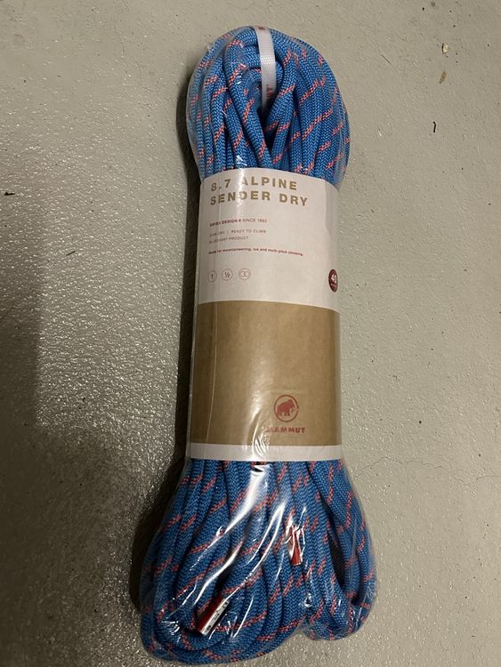 Mammut Alpine Sender Dry Rope, Allround-Seil (Neu und originalverpackt ...