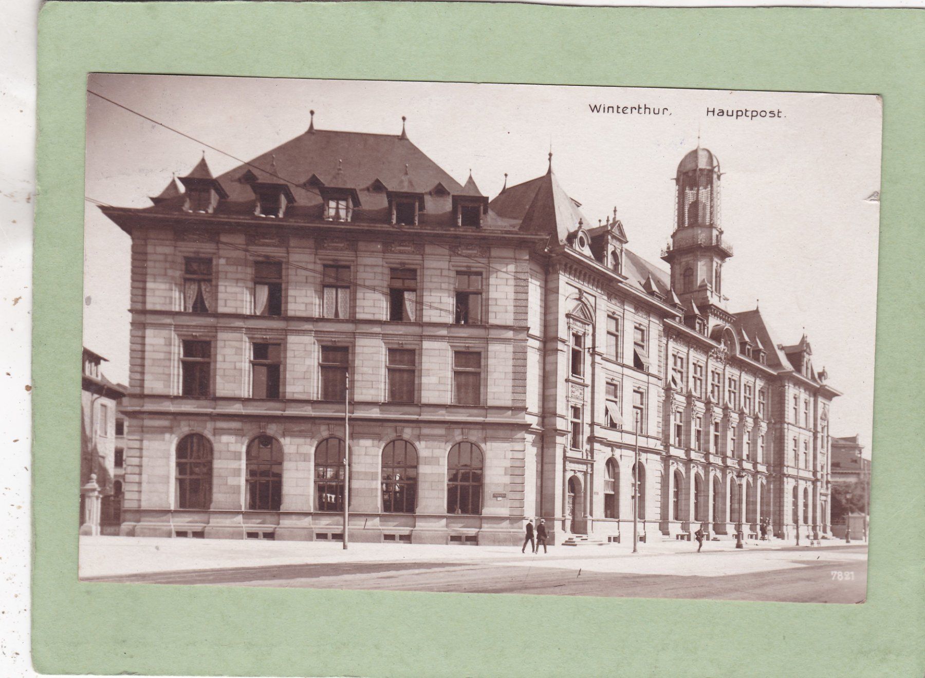 Cartoline postali: Winterthur Hauptpost 1921 – Usato da Herisau venduto da Lisegrat2008