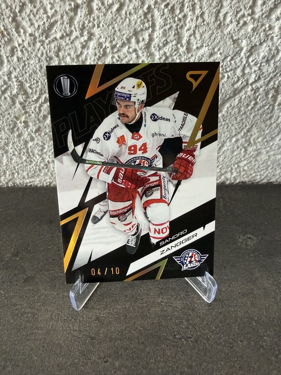 Sportzoo Carte collezionabili: 04/10 - Sandro Zangger - SC Rapperswil Jonas – Nuovo e nell'imballaggio originale da Réchy venduto da Leeroy1998