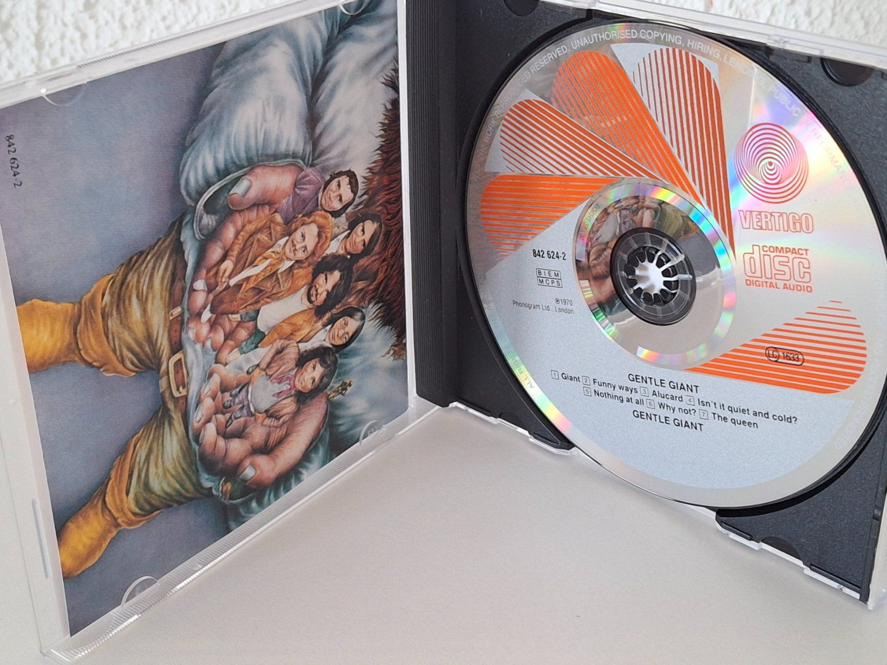 CD: CD Gentle Giant - Gentle Giant    Prog Rock, – Usato da Aarberg venduto da Jackup1 2
