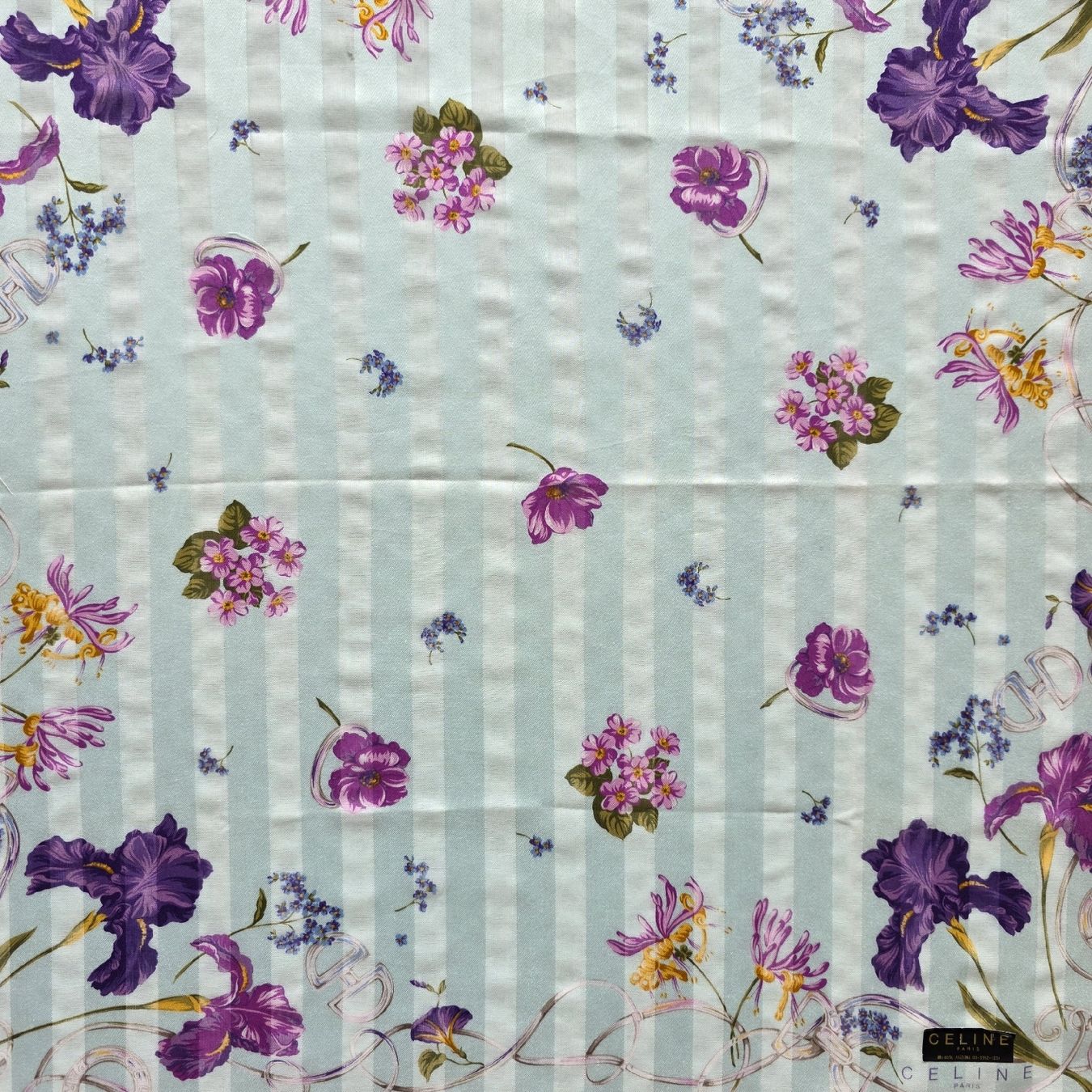 Celine Foulard & Sciarpe: Céline Baumwolltuch 50 × 50 cm – Nuovo e nell'imballaggio originale da Zürich venduto da LIMAR 5