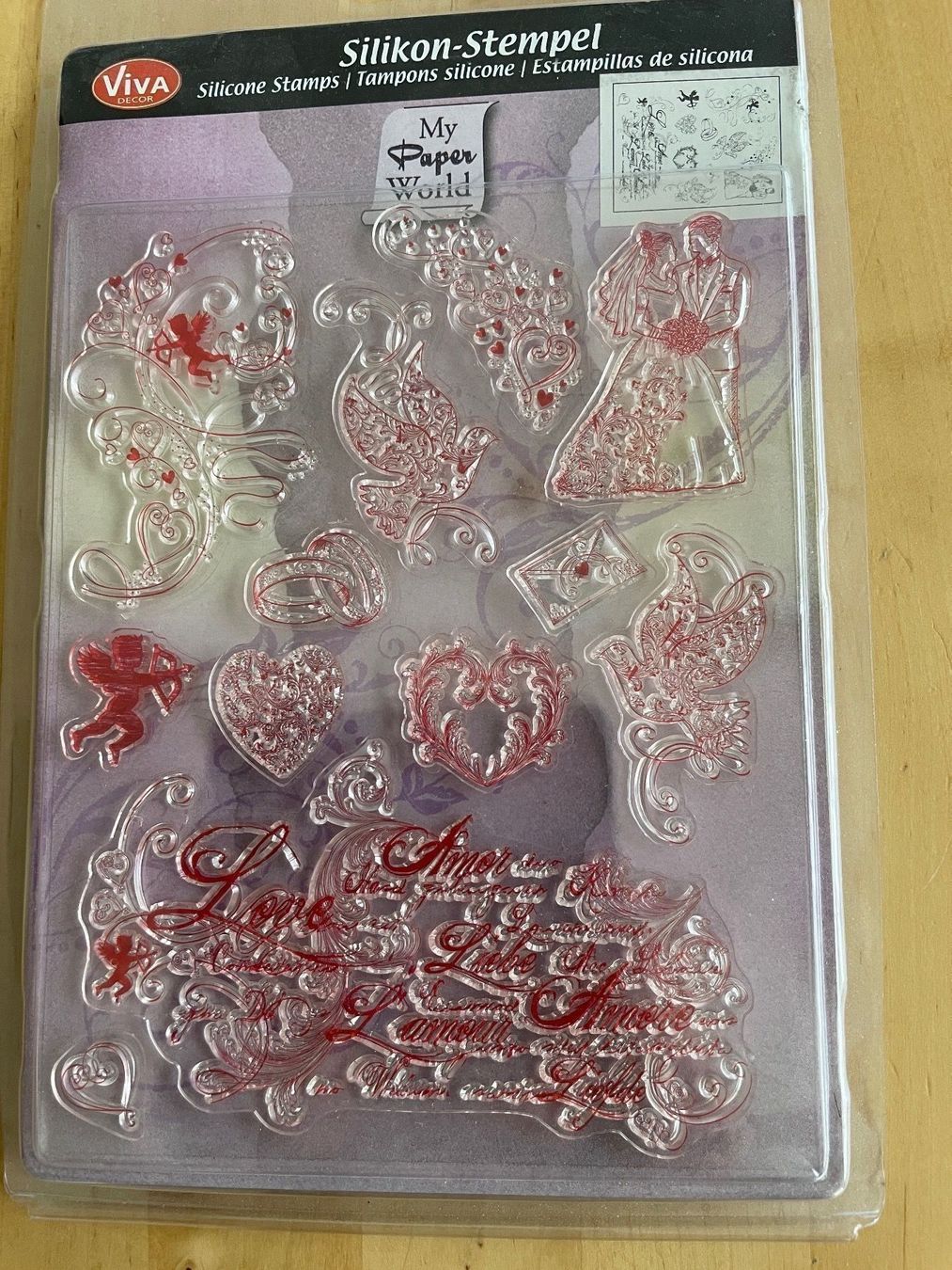 Timbri: Viva Decor Silikon Stempel Hochzeit – Nuovo e nell'imballaggio originale da Bern venduto da Zeiseli