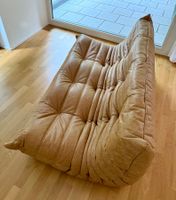 3er Sofa Togo, neu bezogen mit Leder
