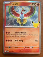 Pokemon Ho-Oh Holo 30 Jahre (Versand gratis)
