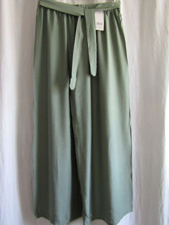 Gr. 46/52, Culotte Dunkelmint mit Leinenanteil, superleicht