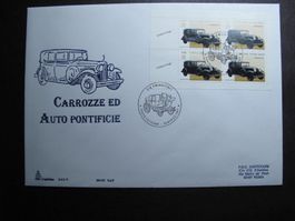 Vatikan 1997 FDC Auto Graham Paige 4er Block