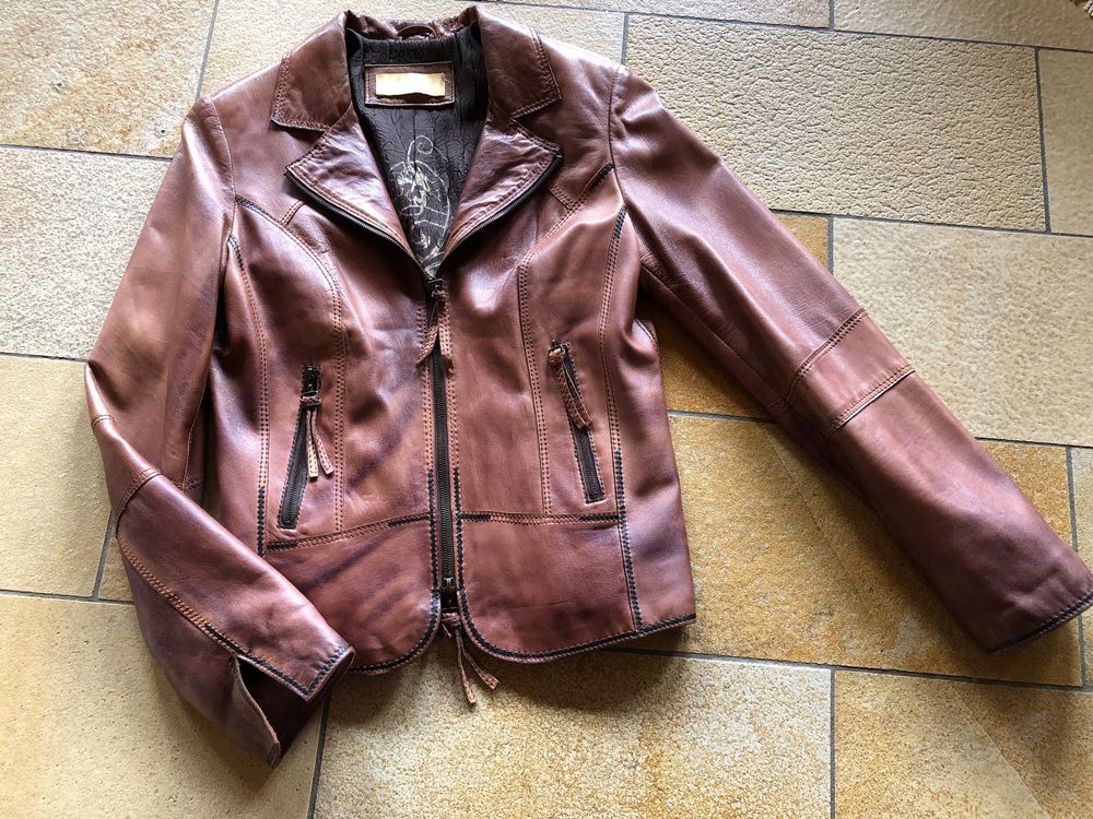 Erstaunlich Lederjacke Damen Vintage Fotos