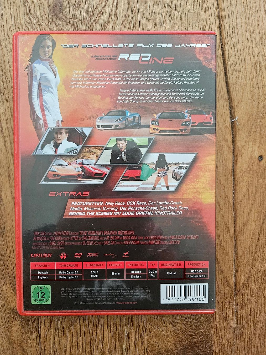 Alle DVDs: Redline – Gebraucht aus St.Gallen von Capsule_Corporation 1