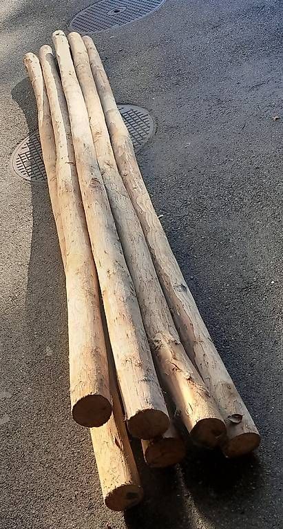 Zäune: Kastanienpfähle – Neu und originalverpackt aus Schaffhausen von ursfalter
