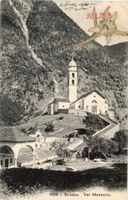 Soazza  GR   ( Val Mesocco )  mit echtem Edelweiss   um 1908