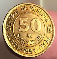 PERU 50 CENTAVOS 1984