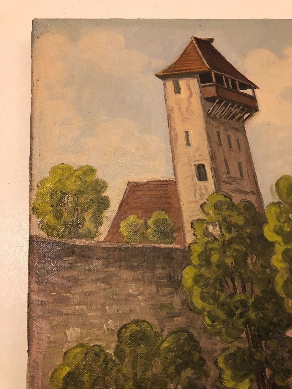 Gemälde: Storchenthurm Rheinfelden 1931 Aargau – Gebraucht aus Hirzel von pjn_d7xp 3