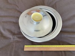 Pfanne, Kuhn Rikon, Durotherm, mit Untersatz, 2-teilig, 2 L