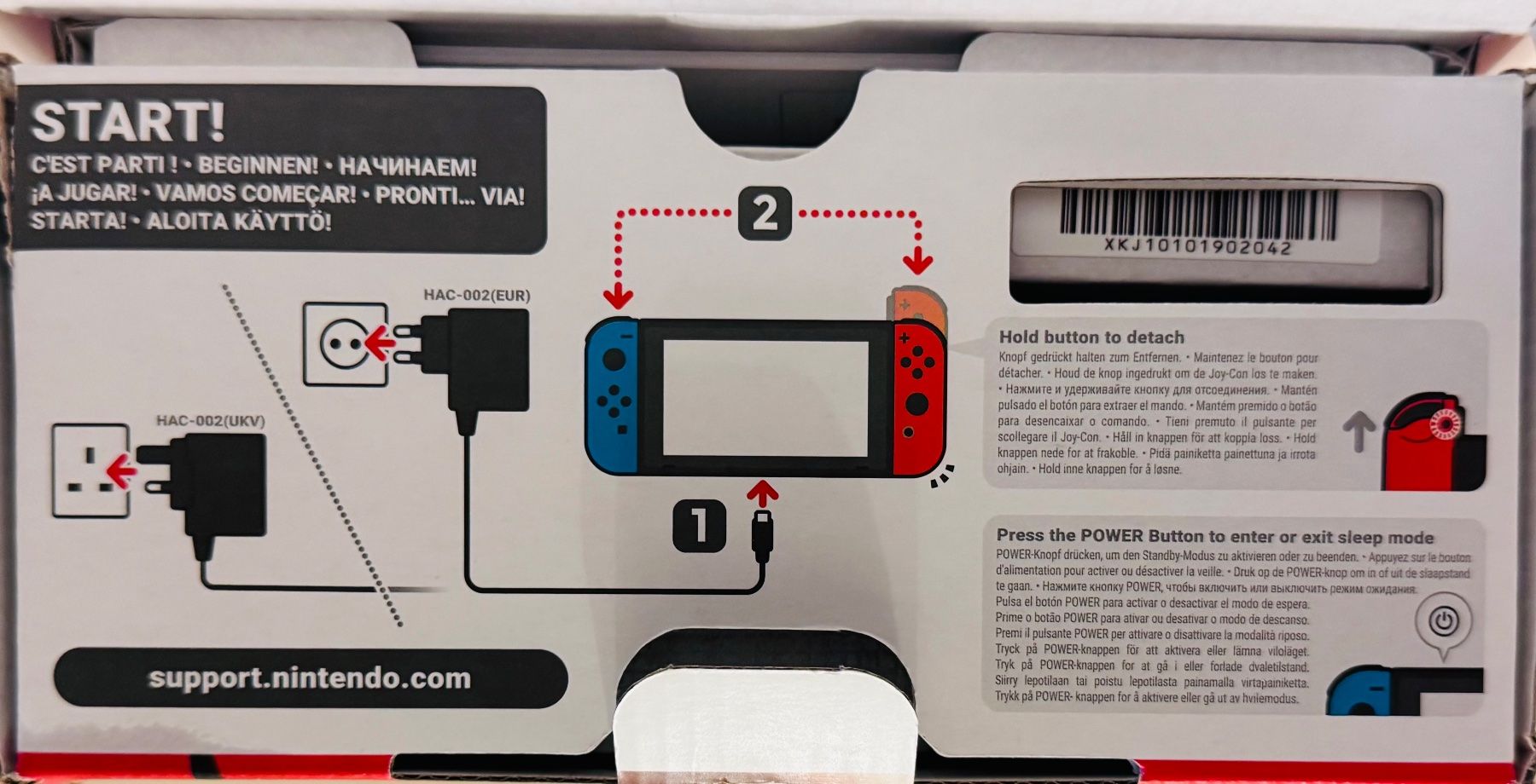 Nintendo Console: Nintendo Swicth Console, rouge néon/bleu néon – Nuovo e nell'imballaggio originale da Genève venduto da Murmurs 6