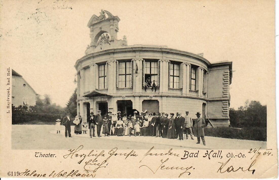 Cartoline postali: Bad Hall - Theater – Usato da Hochdorf venduto da Ziegel-16