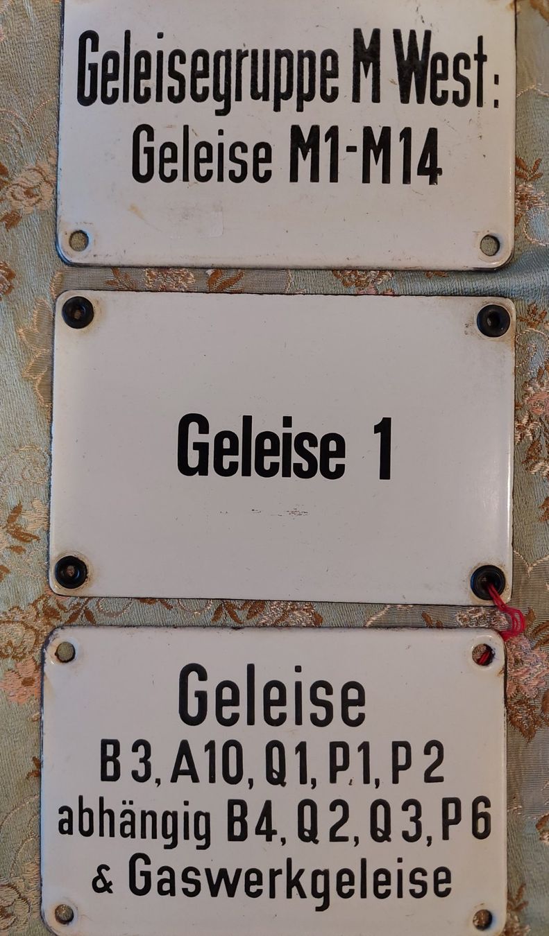 SBB/CFF/FFS Insegne: Originale alte Bahnhofschilder, diverse, Rarität! – Usato da Siblingen venduto da rantiques 3