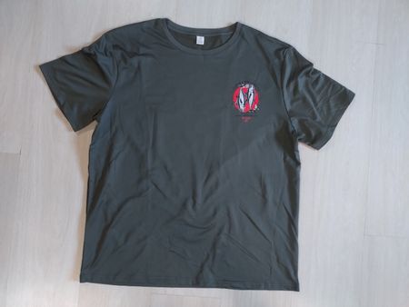 T-shirt Tokyo motif poisson gris taille XXL TBE 