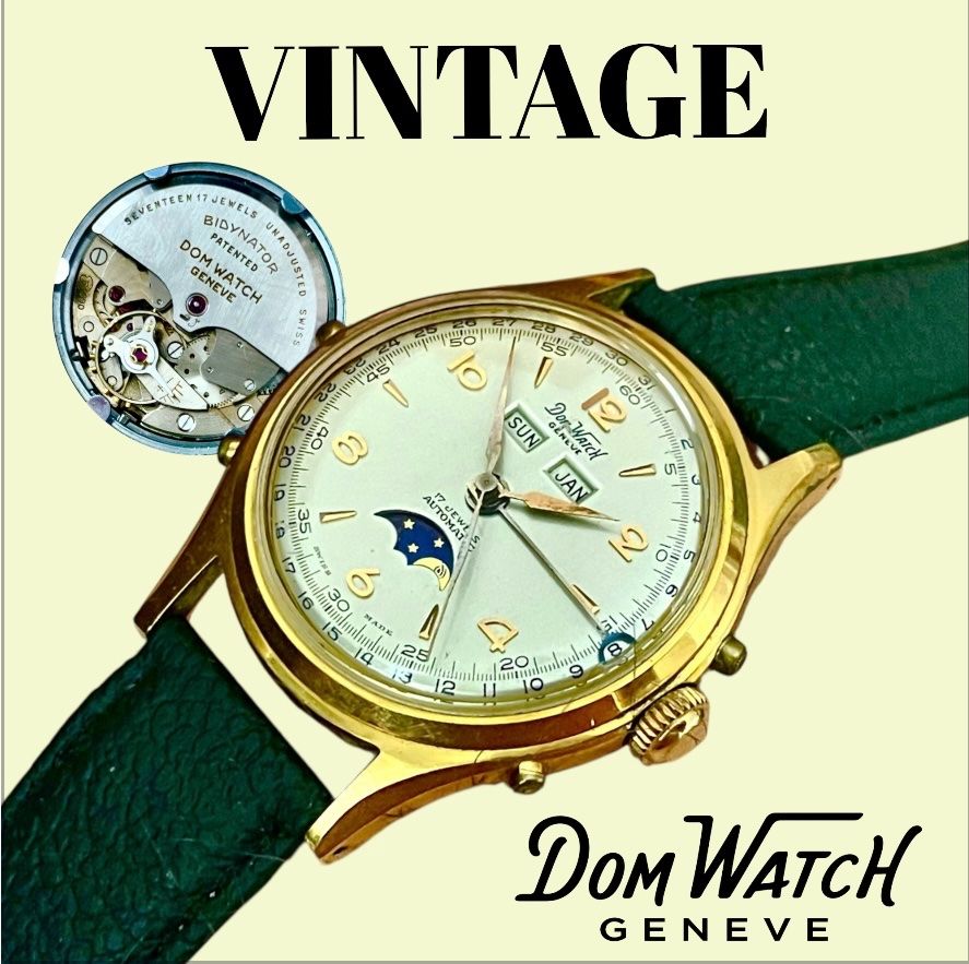 Uhren: DOM WATCH swiss automatic uhr – Gebraucht aus lyss von Uhrenparadies