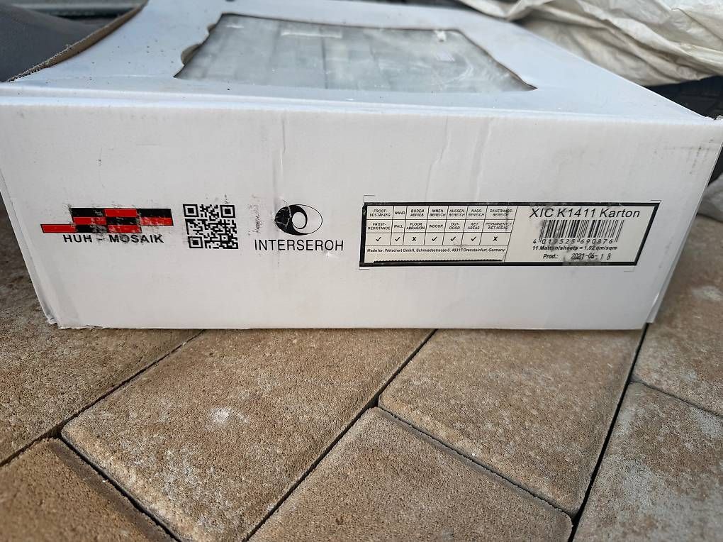 Bodenbeläge: Glasmosaik Fliesen – Neu und originalverpackt aus Bellikon von dso_l8md 1