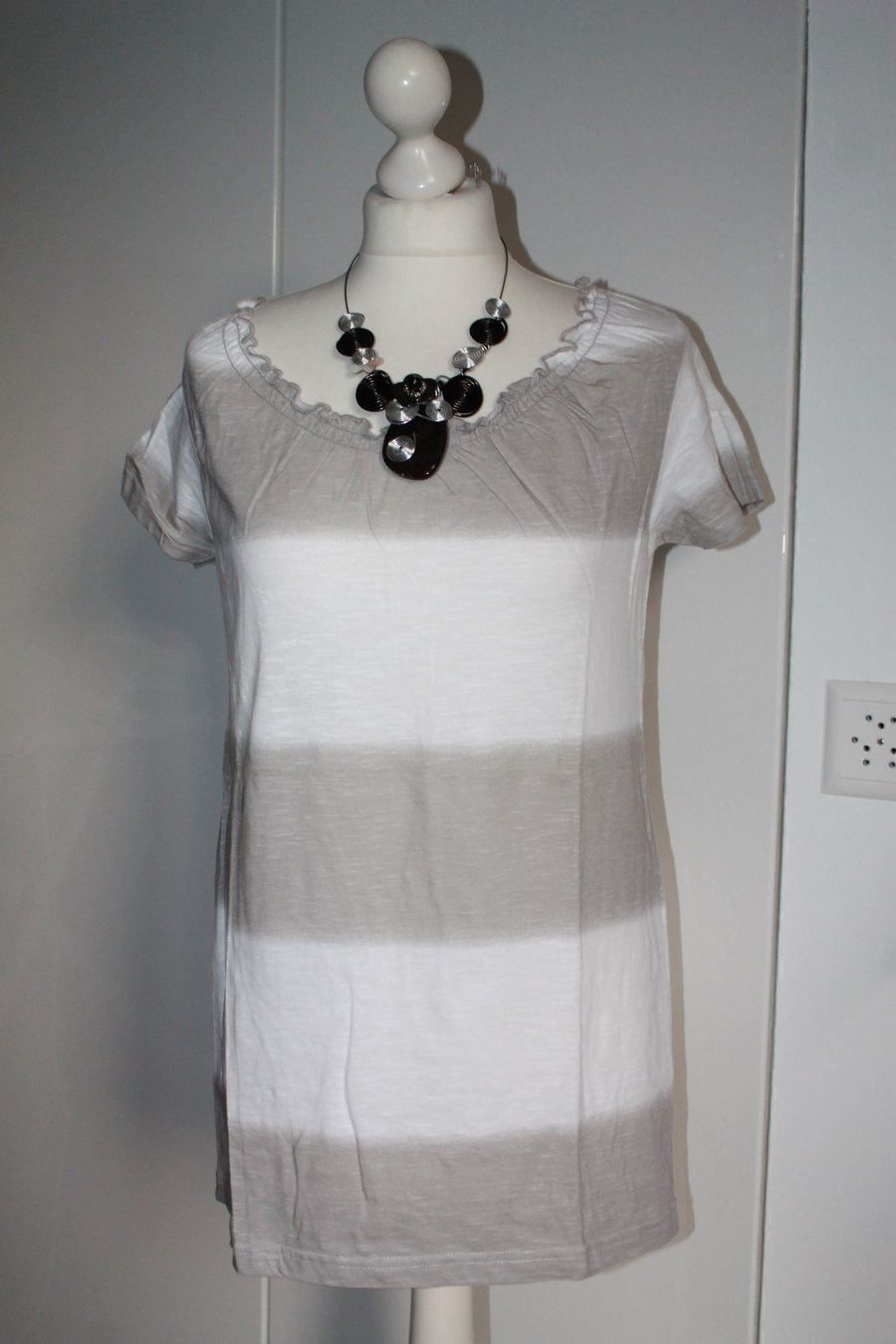 T-Shirts: T-shirt grosses rayures blanc/gris NEUF – Neu (gemäss Beschreibung) aus Agiez von chouchanelle 4