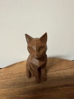 Moderne Deko-Katze, 3D-Druck, Schokoladebraun, Neu! (52)
