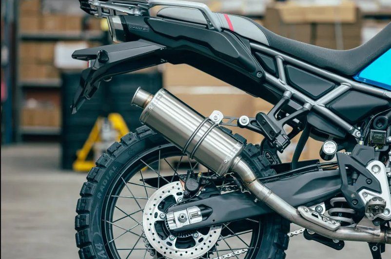 Protecteur D'échappement En Aluminium Pour CFMOTO 450MT 2024-2025 - Anti-brûlure, Design Stylé, Facile à Monter