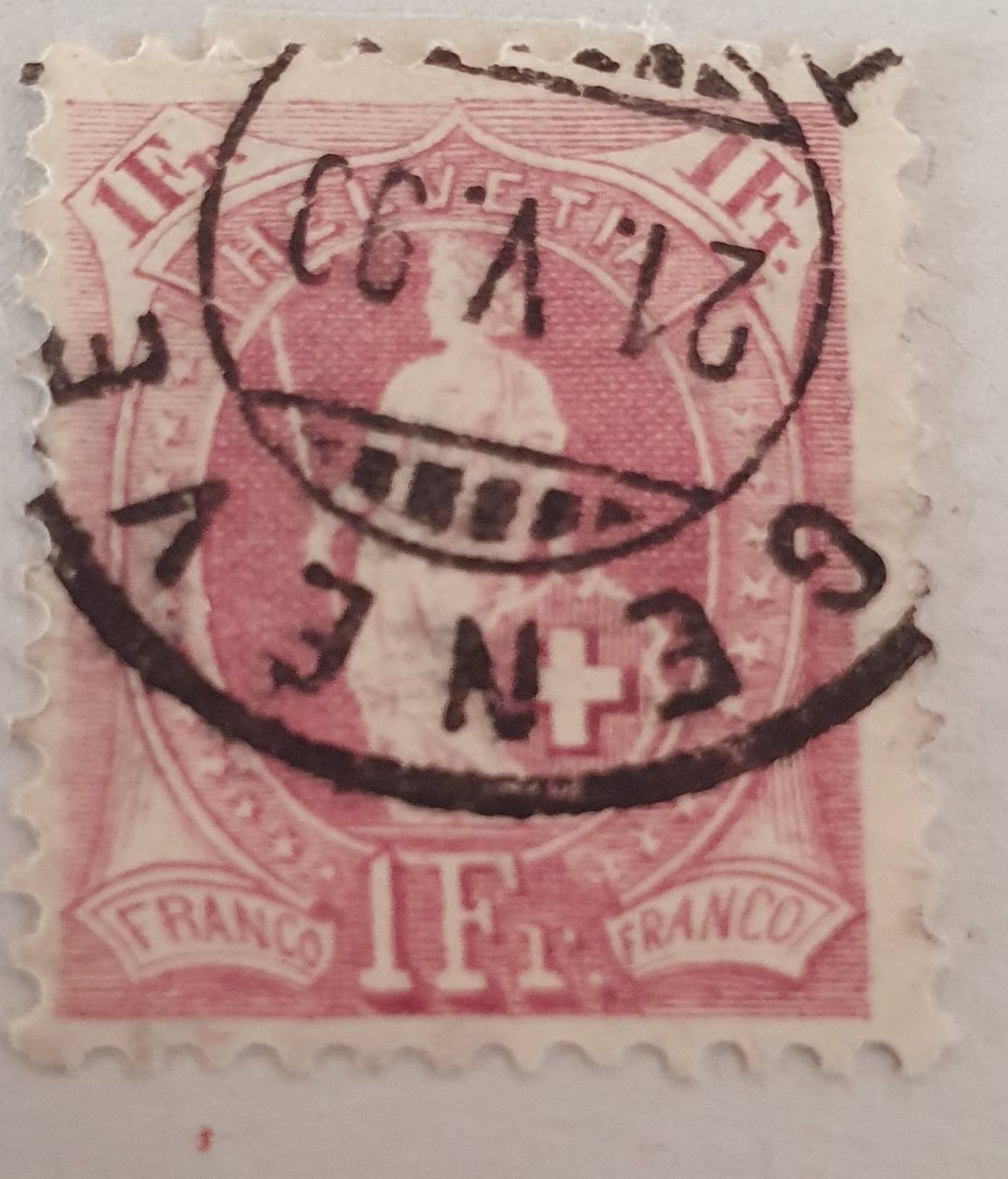 Alle Briefmarken: Stehende Helvetia 71A Kat. 20.00 – Gebraucht aus Balgach von SIMEON27