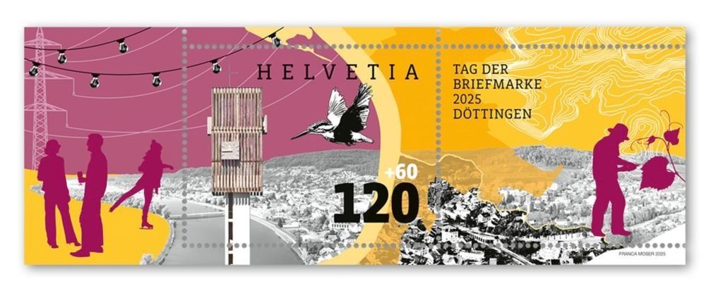 Tutti i francobolli: Block "Tag der Briefmarke 2025 Döttingen" - postfrisch! – Nuovo (secondo la descrizione) da St. Moritz venduto da Guenteratch