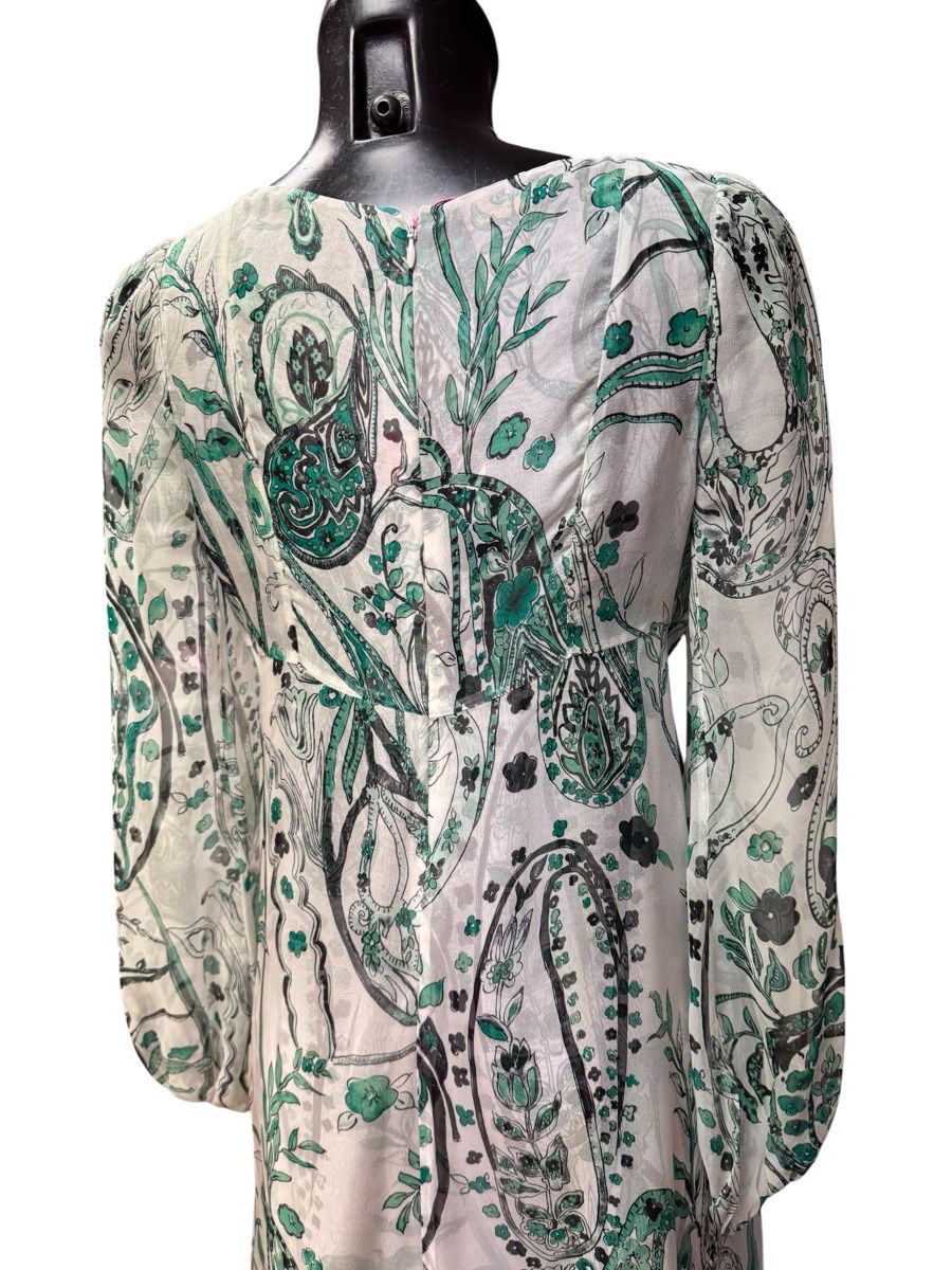 Vestiti: Les Copains Seidenkleid Gr. 38, Muster Chiffon – Usato da Zürich venduto da Finesse54 3