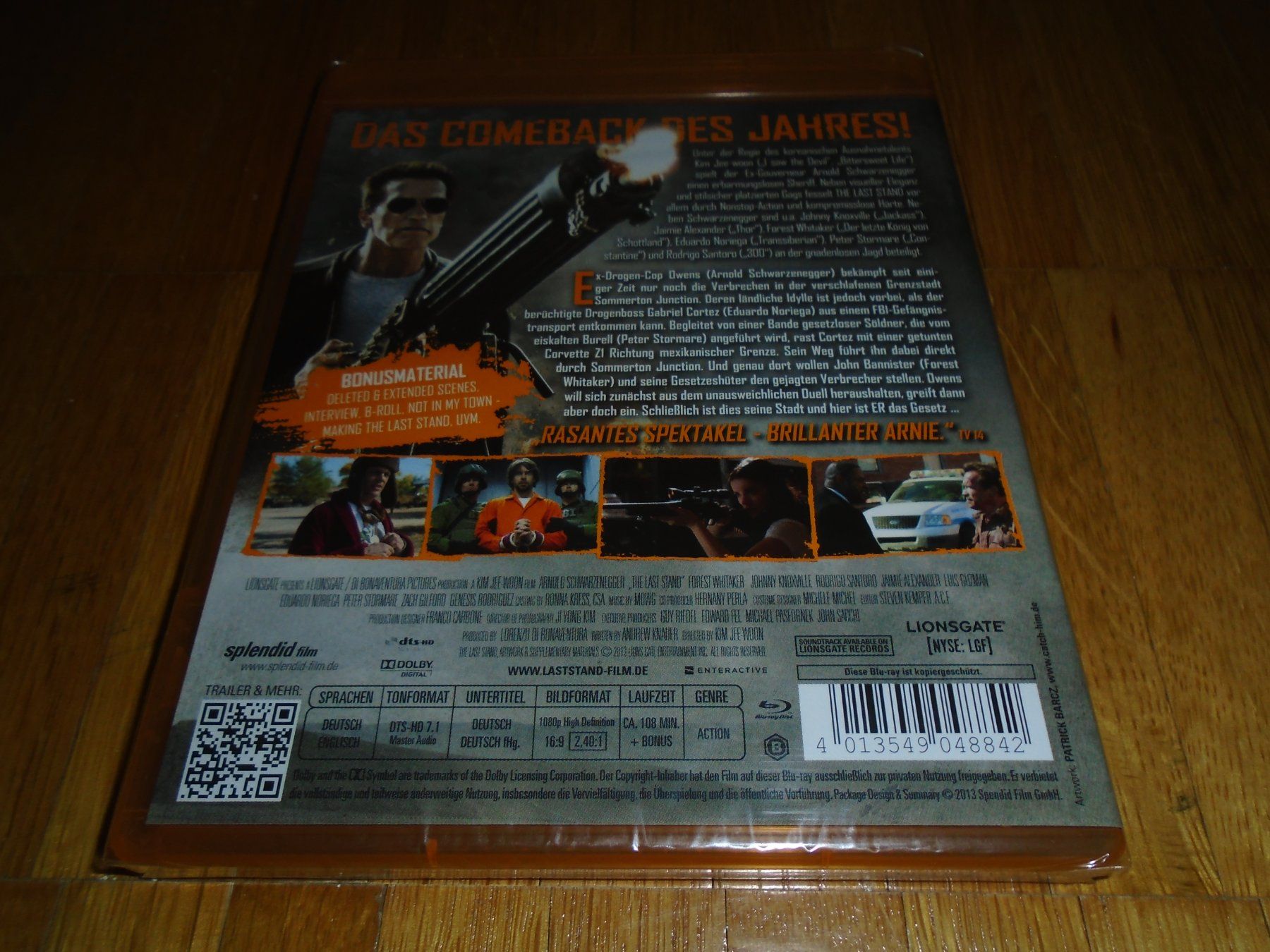 Tutti i DVDs: The Last Stand - BLU-RAY - UNCUT – Nuovo e nell'imballaggio originale da Basel venduto da havsok 1
