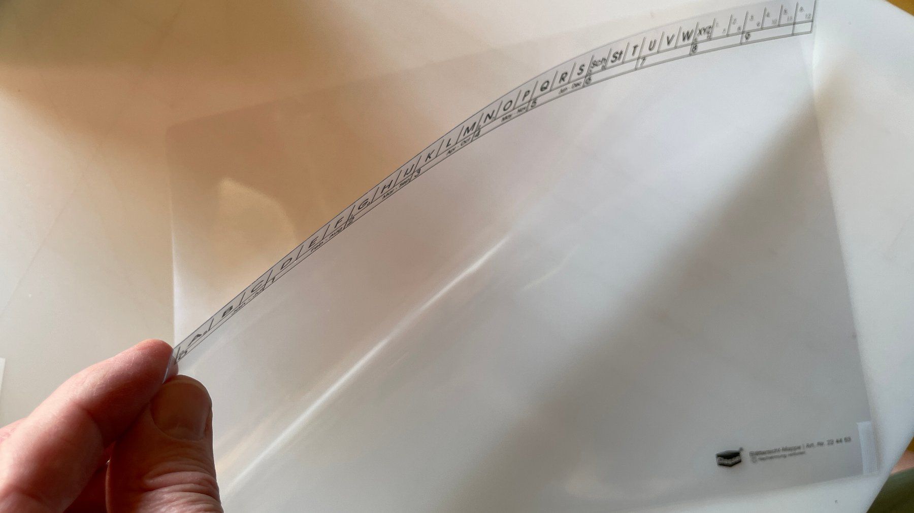 Valigie & Borse: Blättersichtmappe Sichtmappe Schlauchmappe A4 transparent – Nuovo e nell'imballaggio originale da Glattfelden venduto da cybermaxx 5