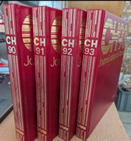 Journal Suisse de l'année CH90, CH91, CH92; CH93 - 20x21,5cm