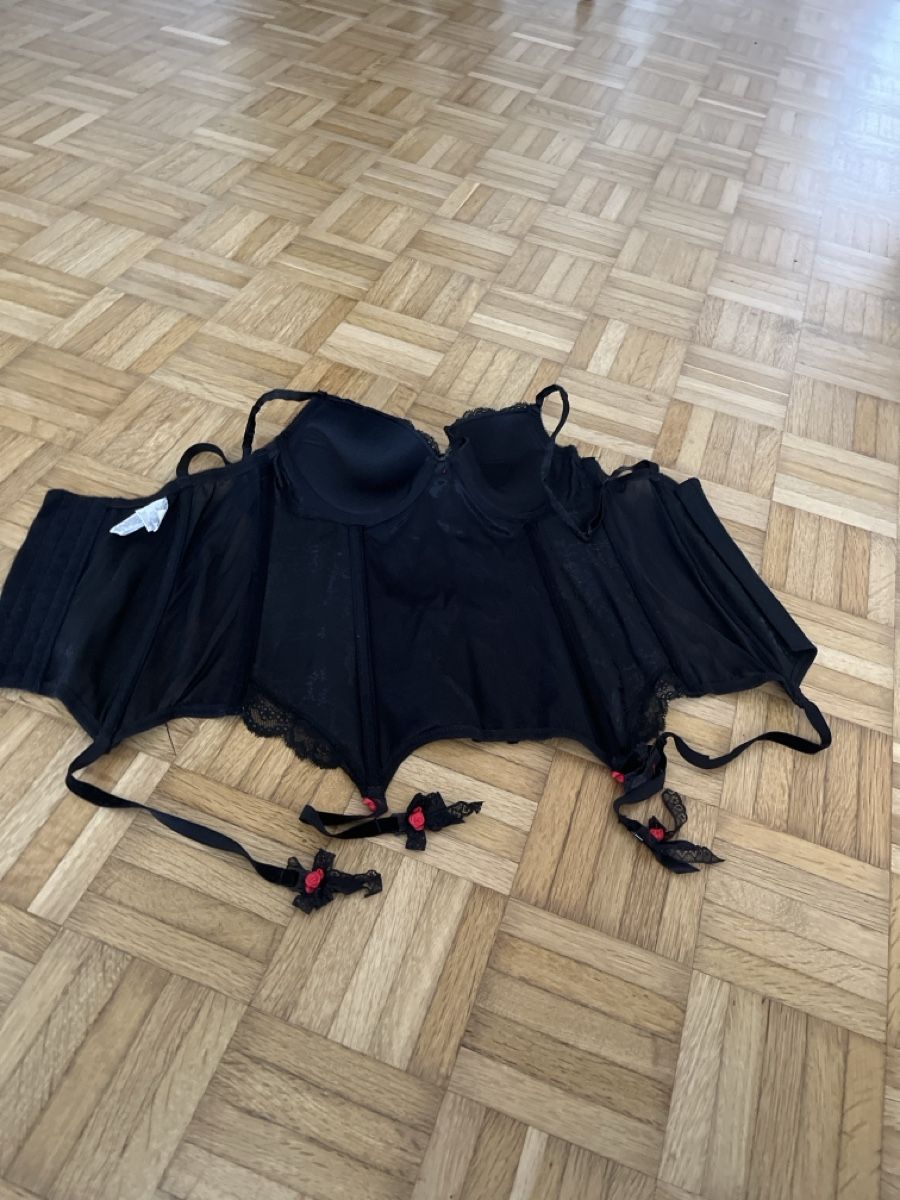 Altra biancheria intima: Korsett schwarz mit Strumpfhaltern – Nuovo (secondo la descrizione) da Grüningen venduto da liliane.tebane 2