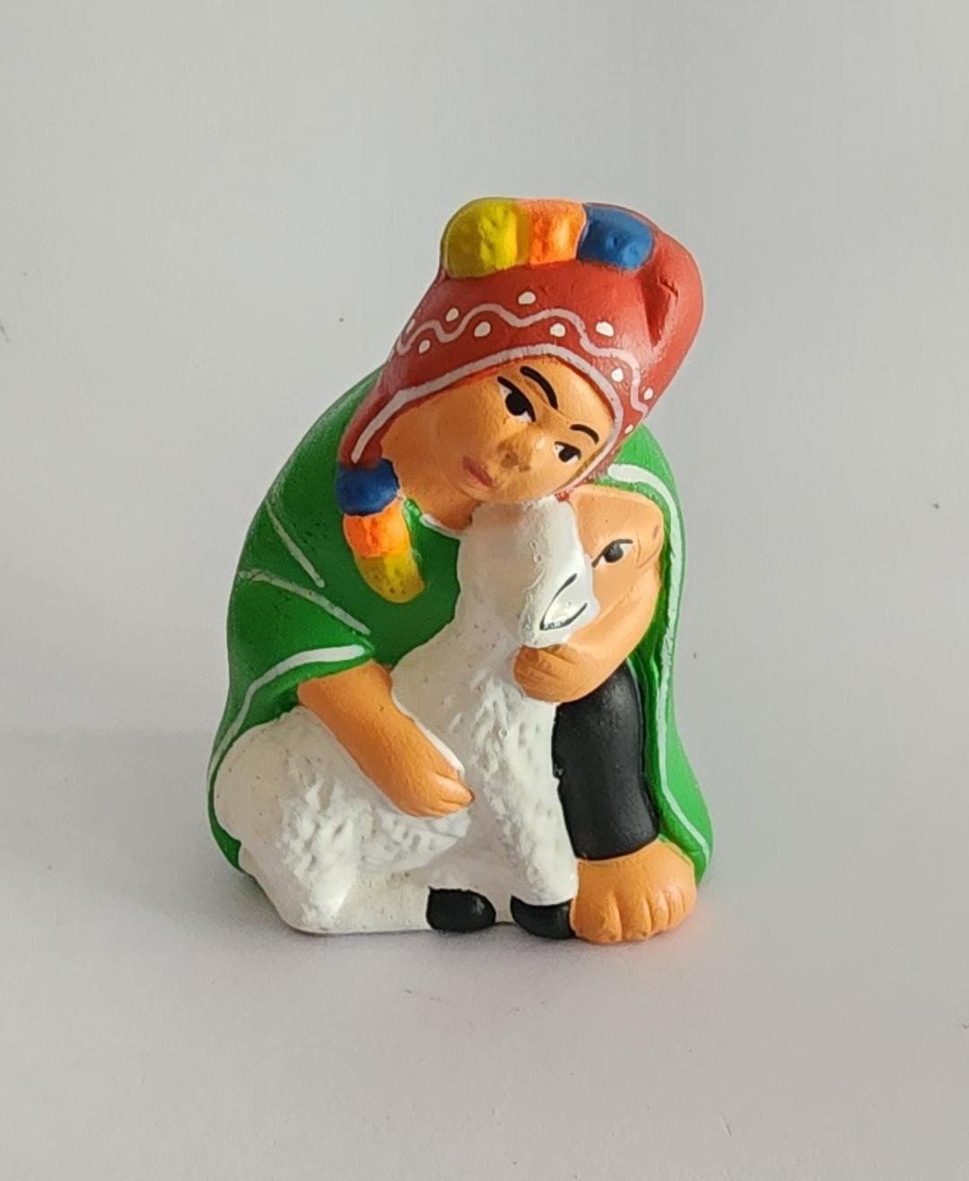 Figuren: Peru: 8 wunderschöne Keramik Krippefiguren, Neu!! – Neu (gemäss Beschreibung) aus Zihlschlacht von Glomex 1