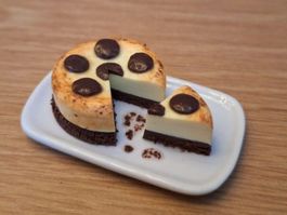 Zupfkuchen Handgemacht, Keramik Platte, auch für Maileg