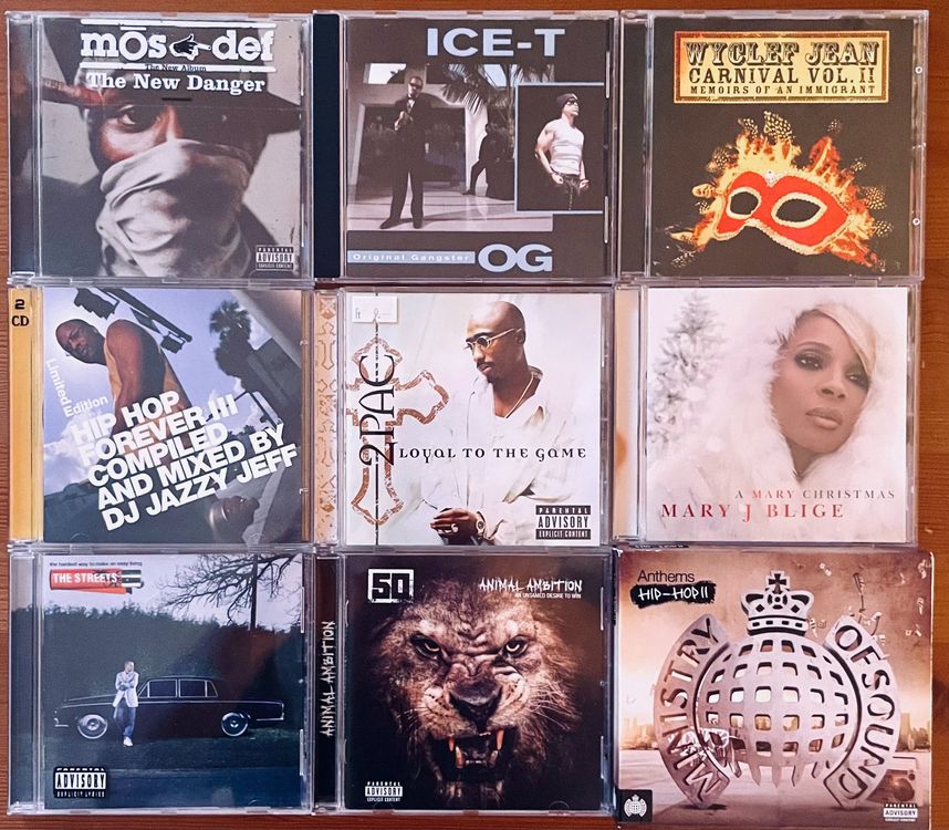 9x Hip-Hop / R’n’B CDs - Sammlung (Gebraucht) in Basel für CHF 5 – mit ...