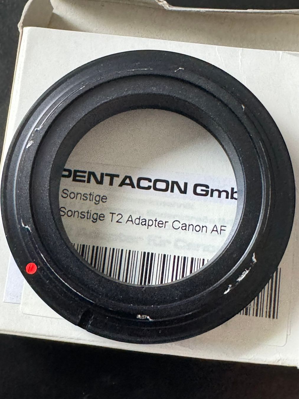 Canon Adattatori foto: Pentacon T2 Adapter Canon AF , Neuwertig! – Nuovo (secondo la descrizione) da Uhwiesen venduto da mic_kd6g 6