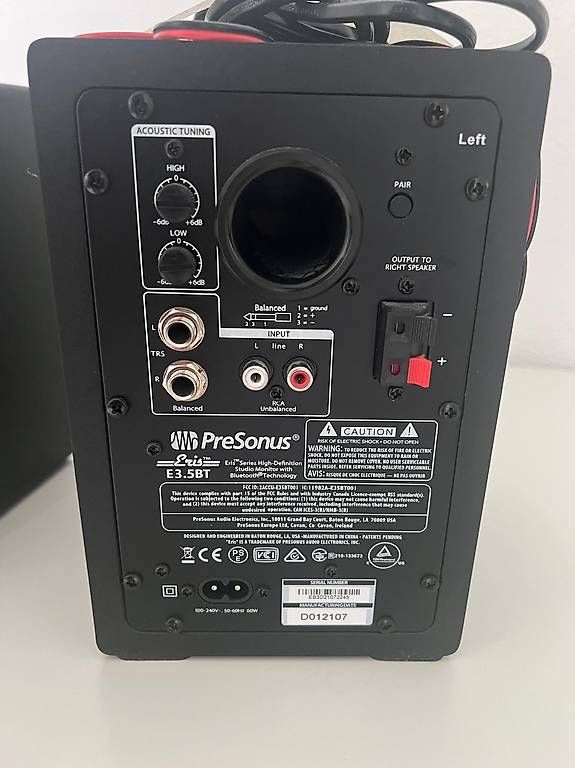 PreSonus Casse acustiche: PRESONUS Eris E3.5BT Studiolautsprecher – Nuovo (secondo la descrizione) da Engelberg venduto da Kale5 2